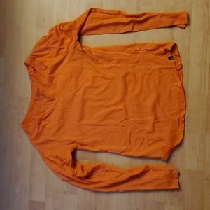 Oakley Orange Long Sleeve T-Shirt - Size Small/Petite